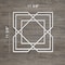 Ekena Millwork Small Lakewood Decorative Fretwork Wall Panels in Architectural PVC, 11 3/8"W x 11 3/8"H x 3/8"T WALP12X12LWD - alternate 5